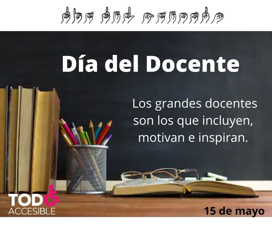 Imagen de 15 de mayo: Feliz Día del Docente