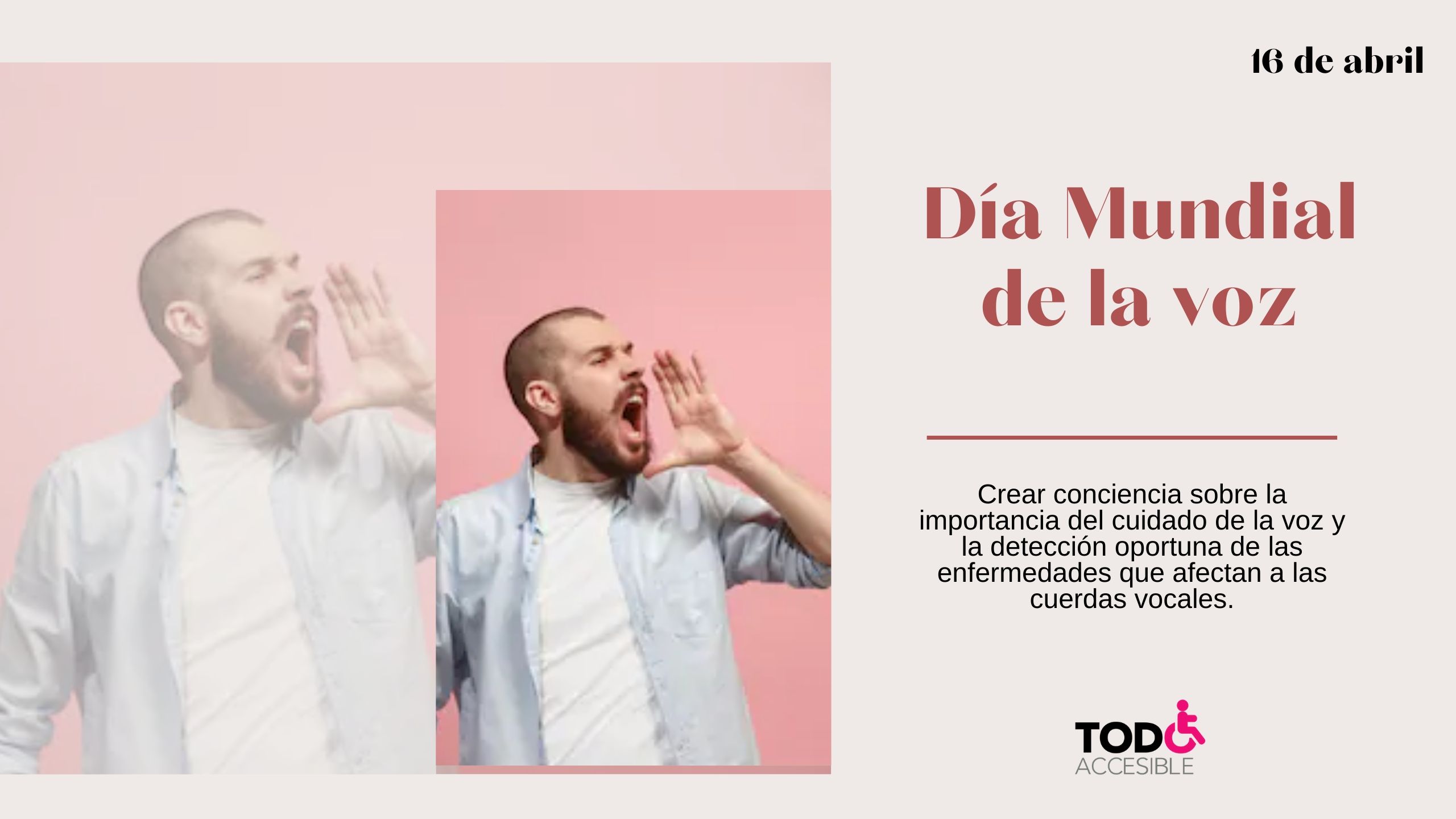 Imagen de 16 de abril: Día Mundial de la Voz