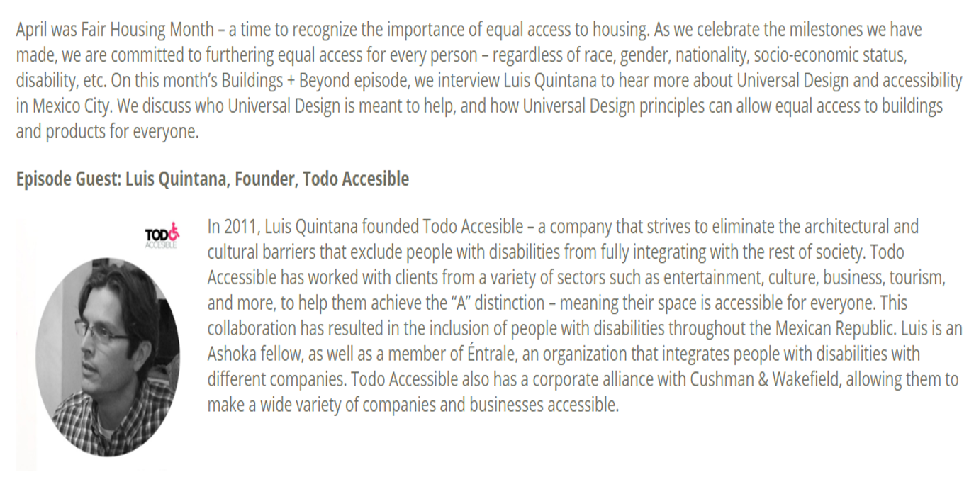 Imagen de Entrevista de Steven Winter Associate, Inc. a Luis Quintana 